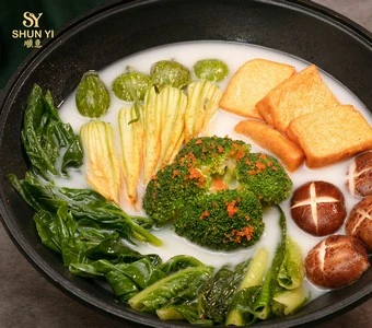 menu shun yi - món xào - Cải Thập Cẩm Sốt Canh (340x300px)